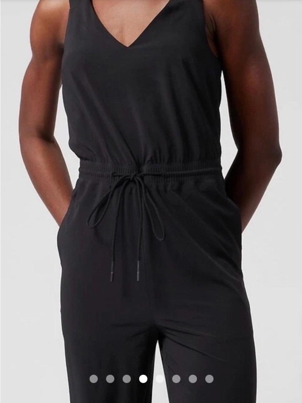 Athleta Savannah Jumpsuit Size 8 - Picture 4 of 7